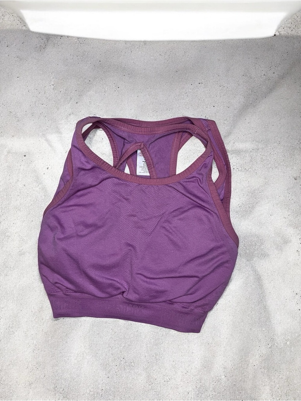 Gymshark Plum Racerback Seamless Sports Bra